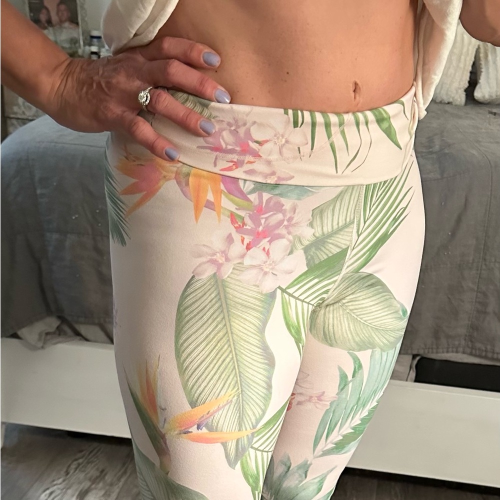 Spiritual Gangster Tropical Palm Print Leggings - Picture 8 of 9
